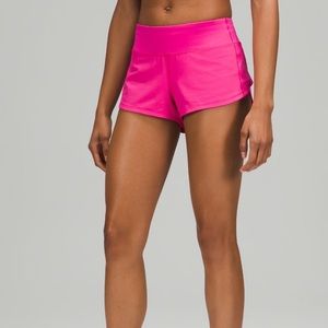 Lulu Lemon hotty hot sonic pink shorts 2.5”